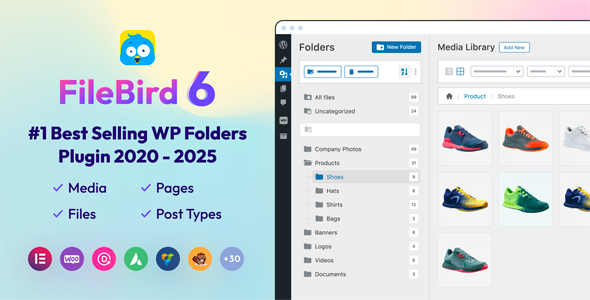 **Media Folders Manager for WordPress**