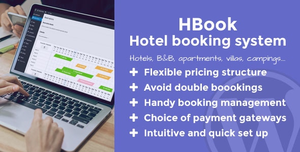 **HBook - Hotel Booking System WordPress Plugin**