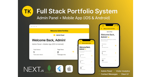 **Portfolio Professional Full Stack in NextJS15 and Flutter**