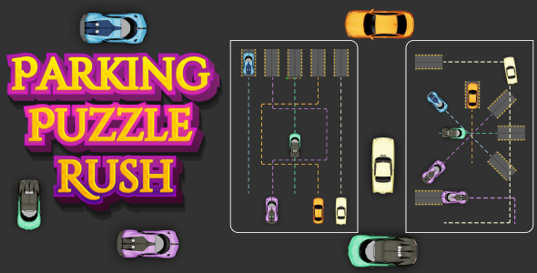 **Parking Puzzle Rush Unity 3D Puzzle Game with AdMob**