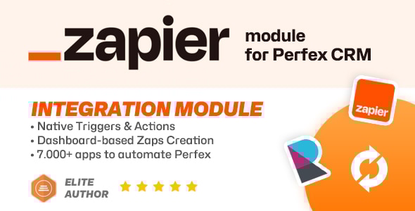 Zapier Module for Perfex CRM - Automate Your Workflow and Business Tasks