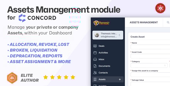 **Assets Management Module for Concord CRM**