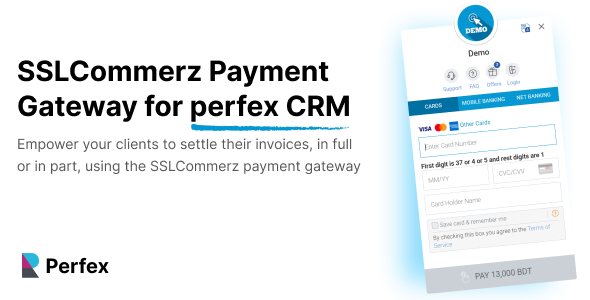 **SSLCommerz Payment Gateway for Perfex CRM**