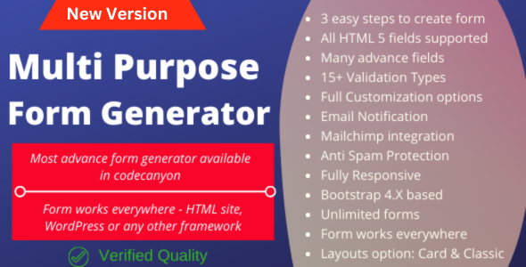 Multipurpose Form Generator