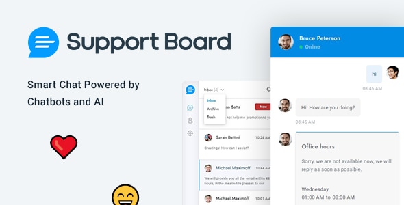 **Support Board - Chat and Help Desk**