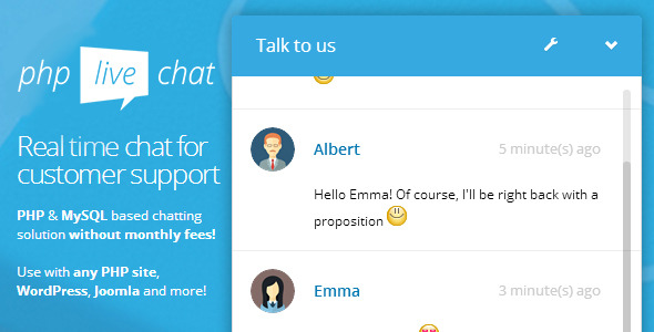 **PHP Live Support Chat**