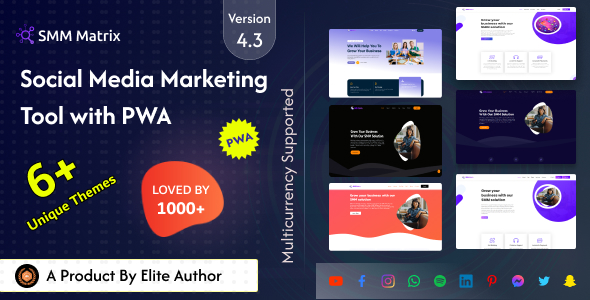**SMM Matrix - Social Media Marketing Tool**
