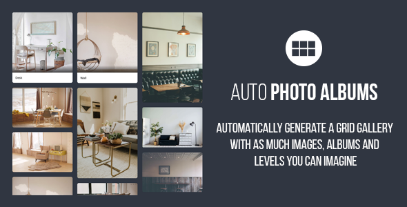 Auto Photo Albums - Multi-Level Image Grid