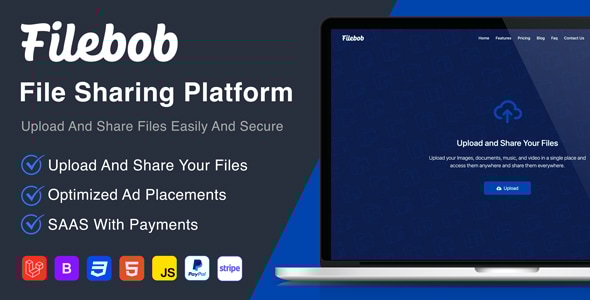 FileBob - File Sharing and Storage Platform