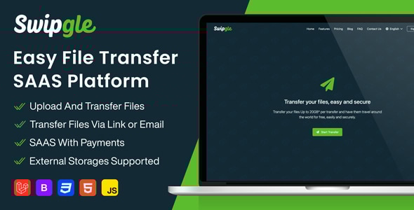 Swipgle - Easy File Transfer SAAS