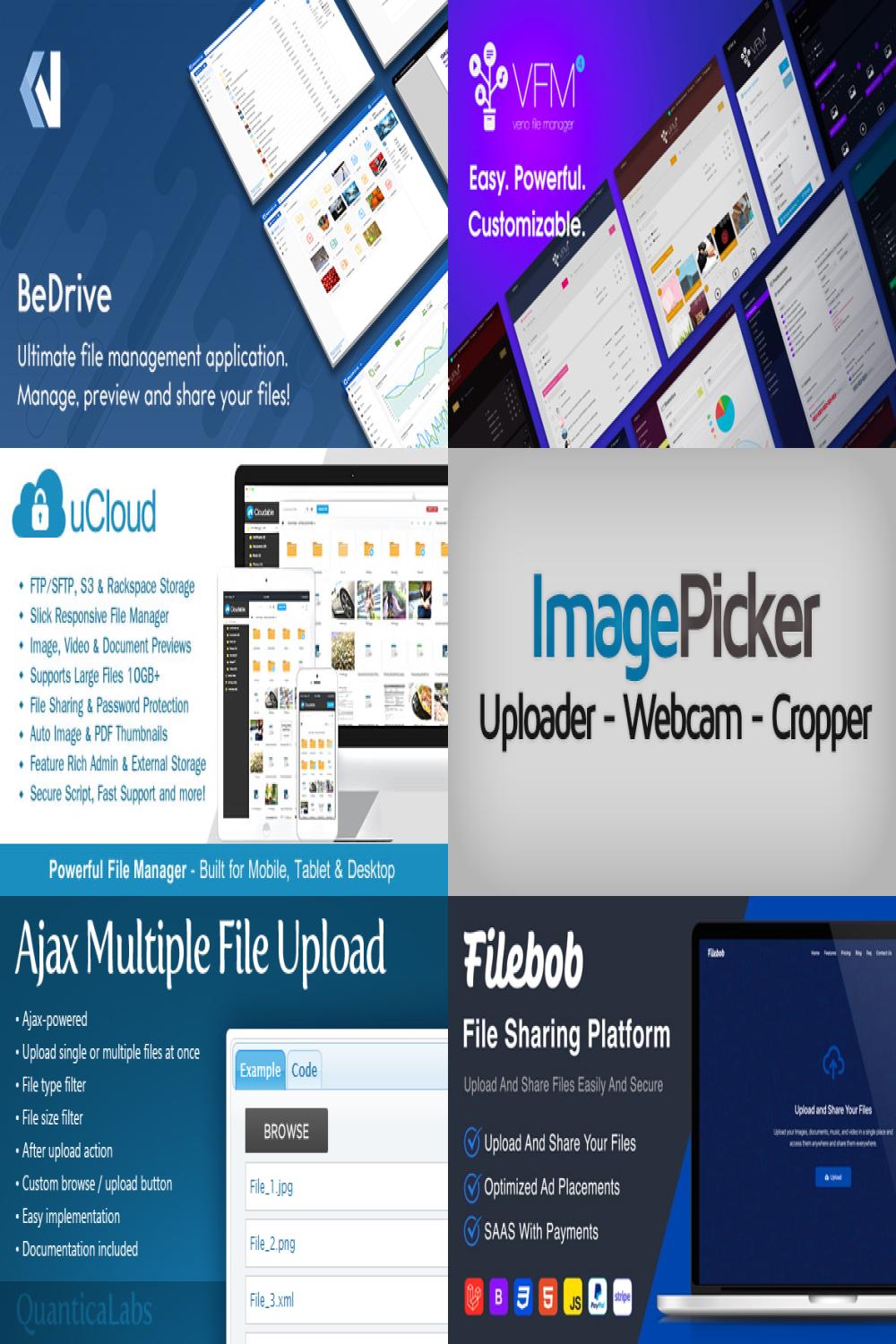 Top File Sharing, Uploading, and Image Management Scripts for Your Website