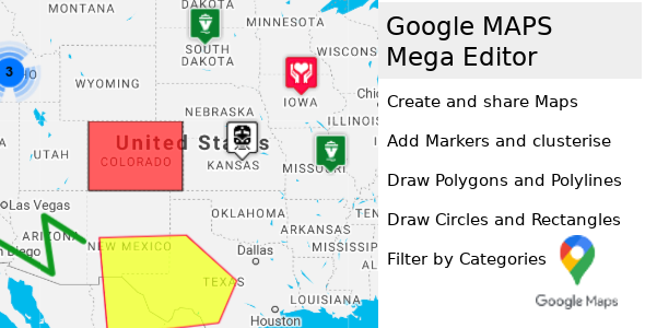 Google Maps Multipurpose Mega Editor