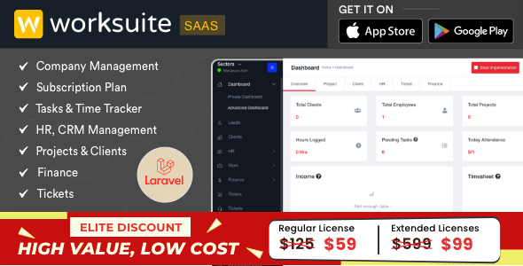 WorkSuite SaaS - Project Management System