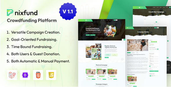 PnixFund – Crowdfunding Platform