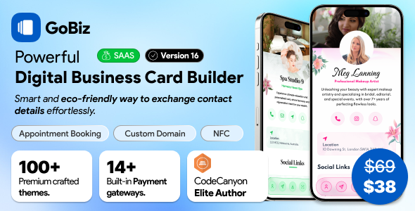 vCard SaaS GoBiz