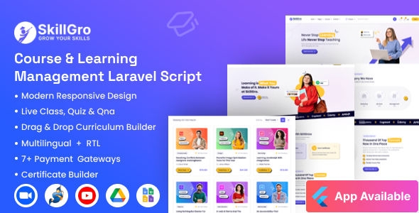 Skillgro Course Learning Management System