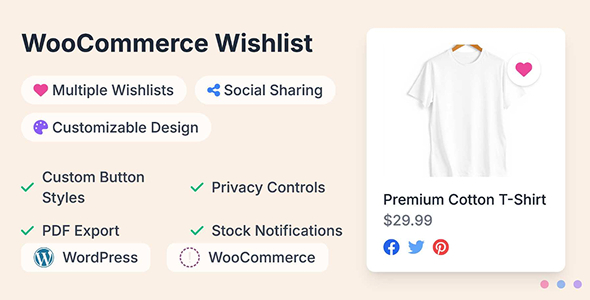 WooCommerce Wishlist – Smart Product Wishlist for WooCommerce