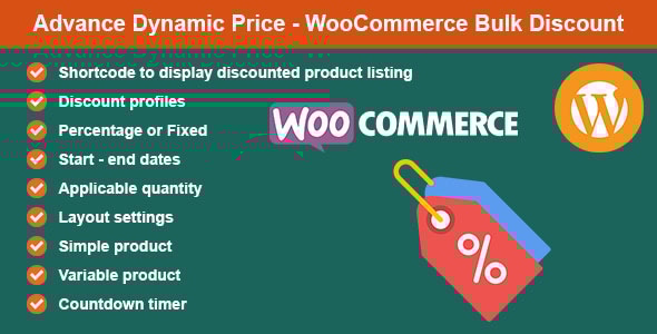 Advance Dynamic Price – WooCommerce Bulk Discount