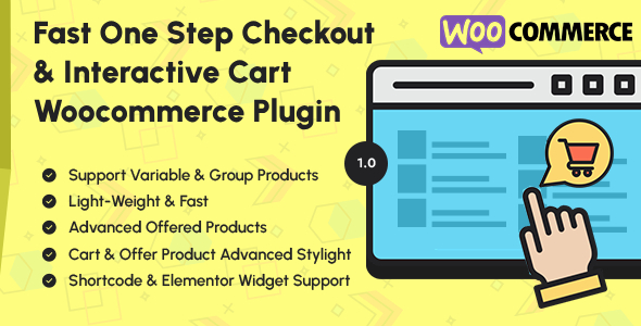 Full Screen Interactive Cart for WooCommerce