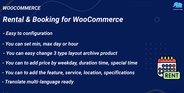 Rental Booking for WooCommerce