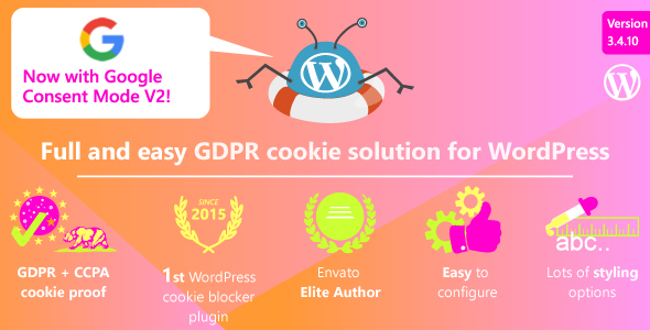WeePie Cookie Allow - Easy Complete Cookie Consent Plugin