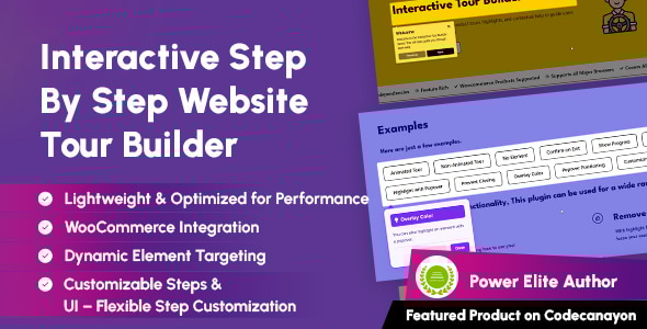 WordPress Interactive Step-by-Step Website Tour Builder