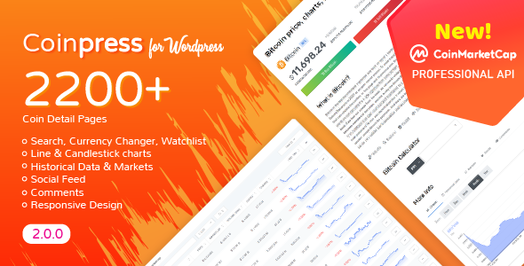 CoinPress – CoinMarketCap for WordPress