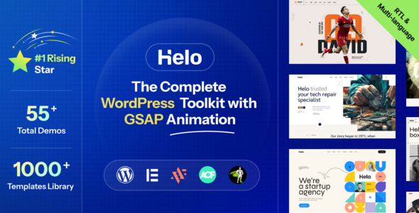 Helo – Multipurpose Business, Agency & Portfolio Theme