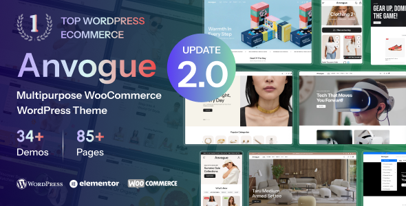 Anvogue – Multipurpose WooCommerce WordPress Theme