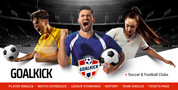 Goalkick – Soccer and Football Club WordPress Theme