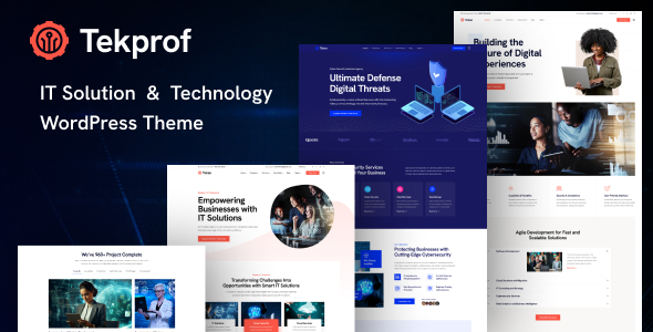 Tekprof – IT Solution & Technology WordPress Theme