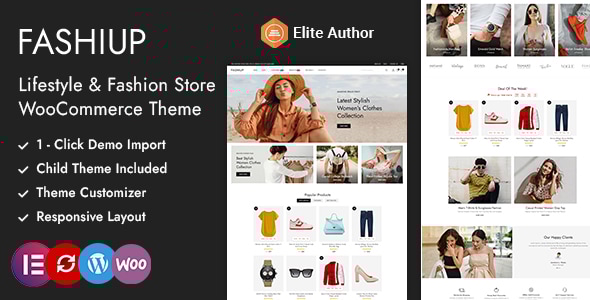 Fashiup – Fashion & Apparel Store WordPress WooCommerce Theme