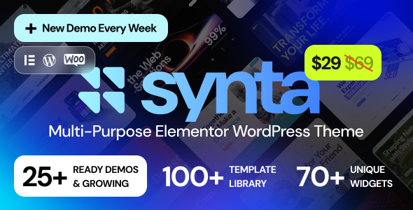 Synta – Multipurpose WordPress Theme