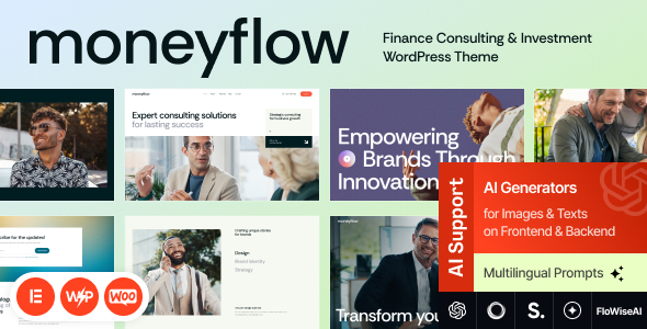 MoneyFlow – Finance, Consulting & Investment WordPress Theme