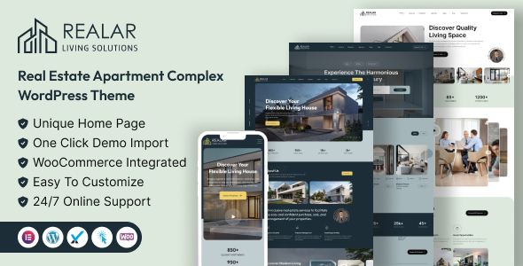 Realar – Real Estate WordPress Theme