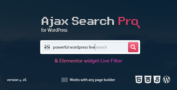 Ajax Search Pro for WordPress – Live Search Plugin