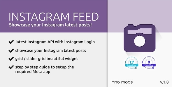 Instagram Feed for PrestaShop