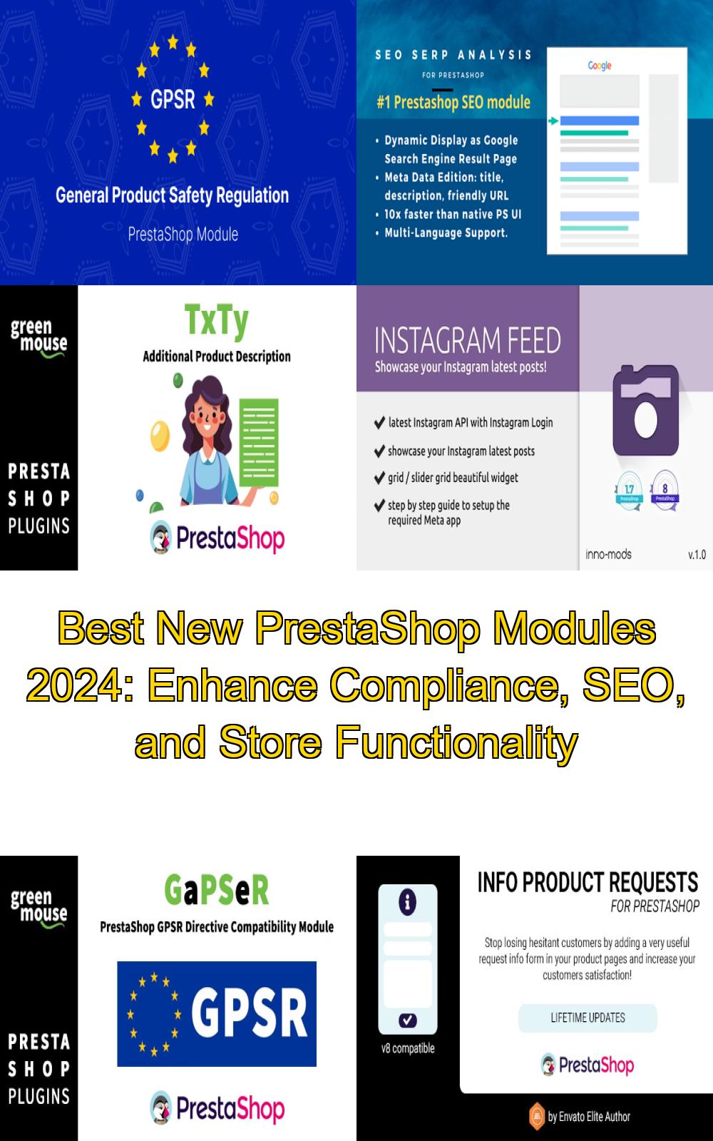 Best New PrestaShop Modules 2024: Enhance Compliance, SEO, and Store Functionality