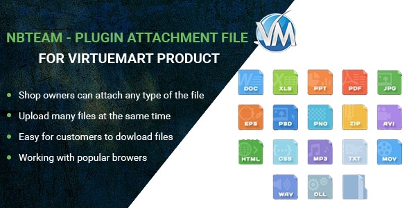 NBTeam Plugin Attachment File for VirtueMart Product