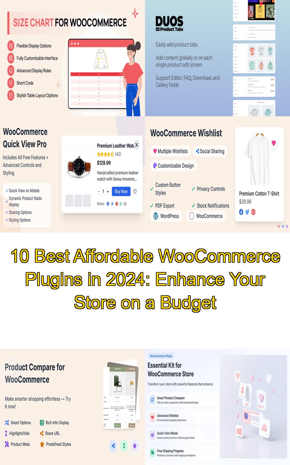 10 Best Affordable WooCommerce Plugins in 2024: Enhance Your Store on a Budget