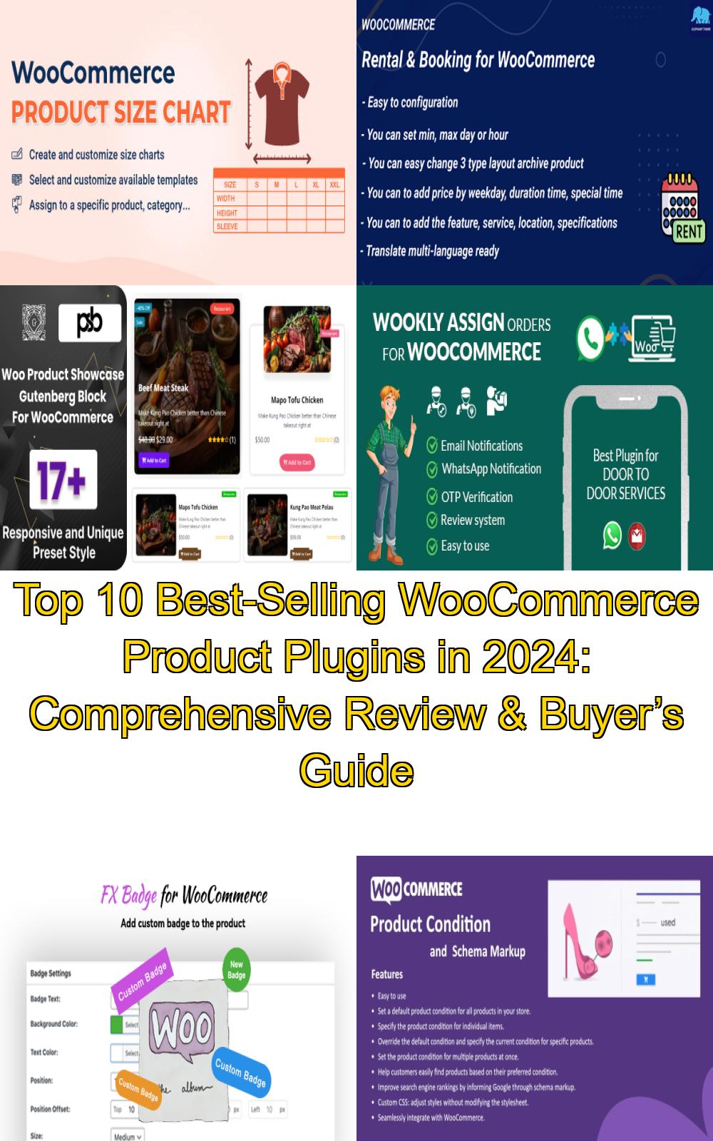 Top 10 Best-Selling WooCommerce Product Plugins in 2024: Comprehensive Review & Buyer’s Guide