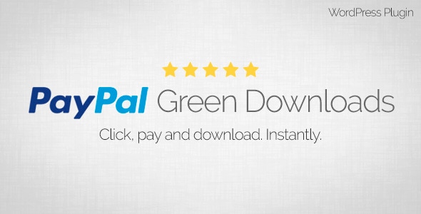 **PayPal Green Downloads WordPress Plugin**