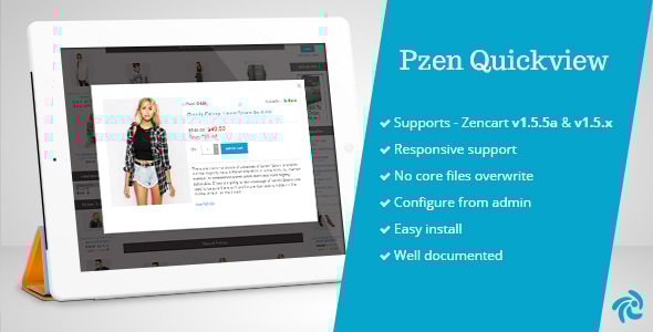 pZen Quick View for ZenCart