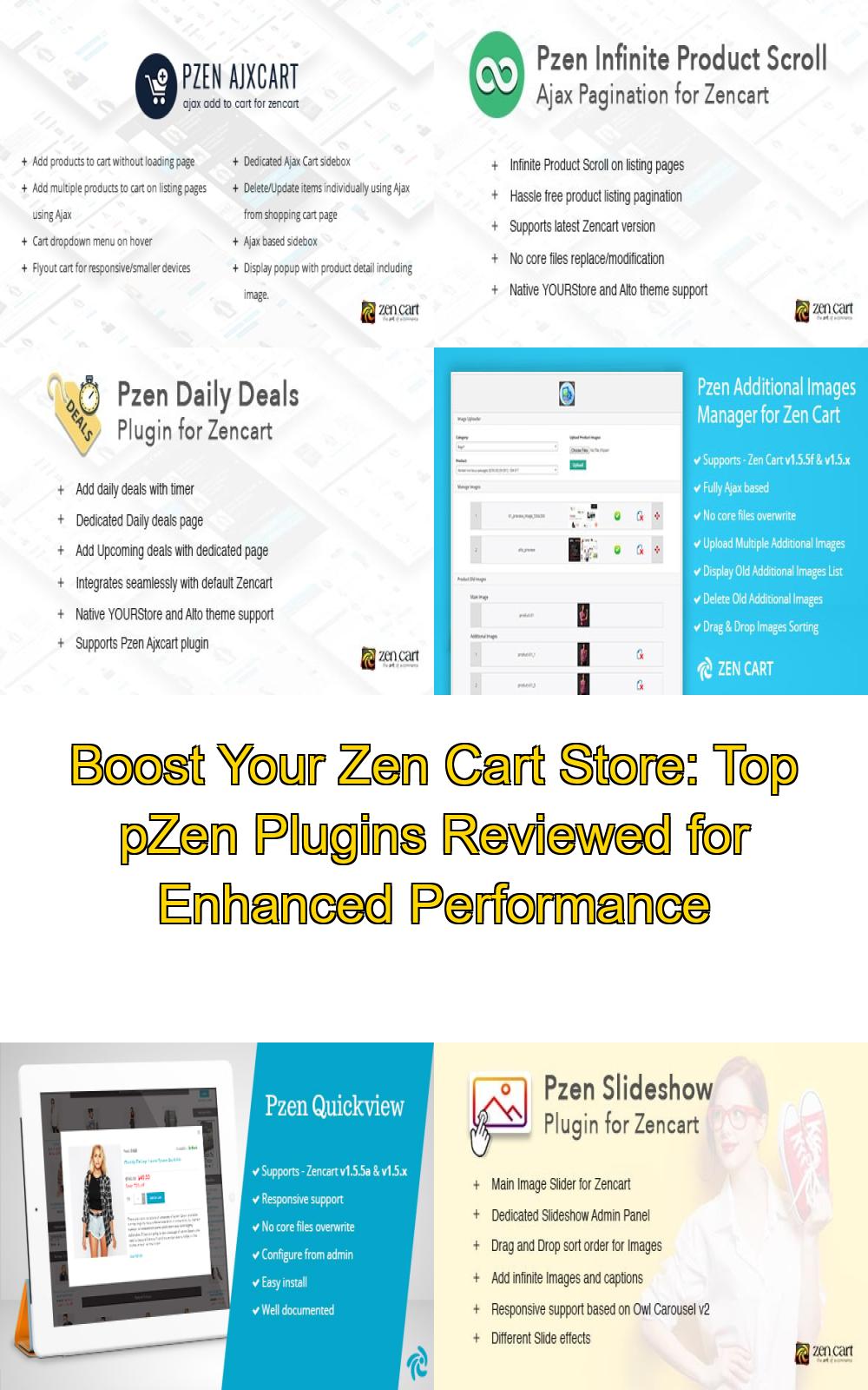 Boost Your Zen Cart Store: Top pZen Plugins Reviewed for Enhanced Performance