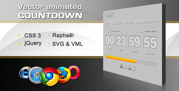 Vector Animated Countdown