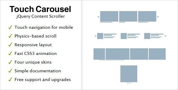 TouchCarousel – jQuery Content Scroller and Slider