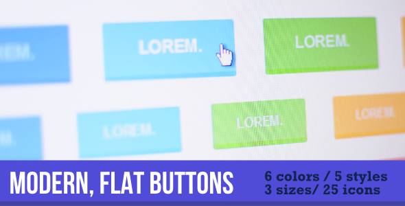 Flat Modern Buttons