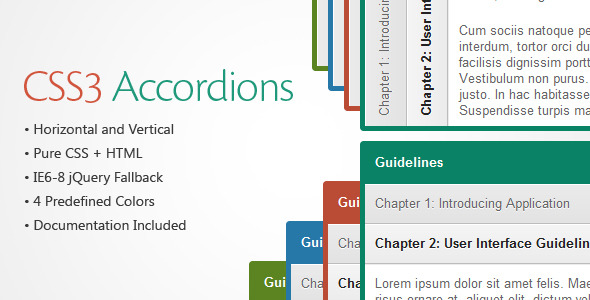 **CSS3 Accordions**