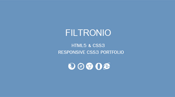 **Filtronio CSS3 Portfolio**