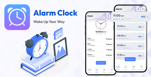 **Smart Clock - Wake Up Timer & World Clock - Easy Alarm Management**